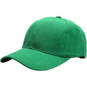 Unisex Kelly Green Athletic Adjustable Strap Casual Running Classic Baseball Cap